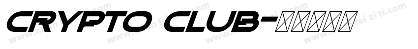 CRYPTO CLUB字体转换